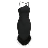 Women Dresses Sling Dress (Zns0409)