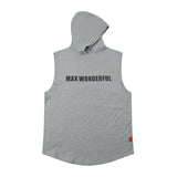 Men Vest Hip Hop Oversize Sleeveless T-shirt Men