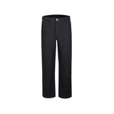MIJKO Mens Vintage Pants Black Denim Casual Pants