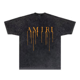 Amiri T-Shirt Distressed Retro Short Sleeve T-shirt