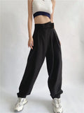 Women Sweatpants Autumn Wide Leg Pants Baggy Straight Trousers