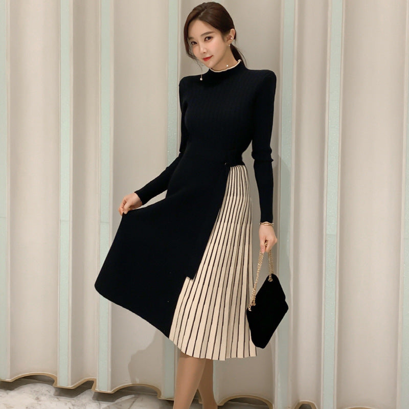 Women Maxi Dress Autumn and Winter Sweater Dress