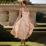 Women Dresses Spring Slim-Fitting Suspender Dress Lace Dress (Csm202403)