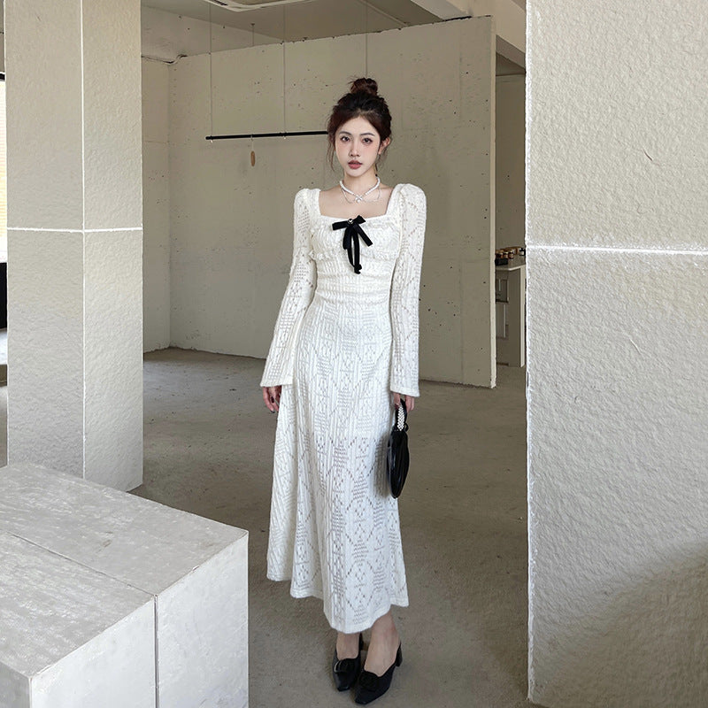 Women Dresses Lace Dress Autumn Winter Long Dress