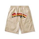 Men Shorts Letter Printed Sports Shorts Men's and Women's Retro Straight Loose Casual Pants