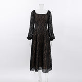 Women Dress Spring Retro Dress