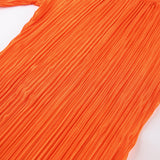 Women Dress Black Pleated Dress Female Autumn Winter Long Dress
