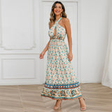 Women Date Dress Sexy Retro Floral Dress
