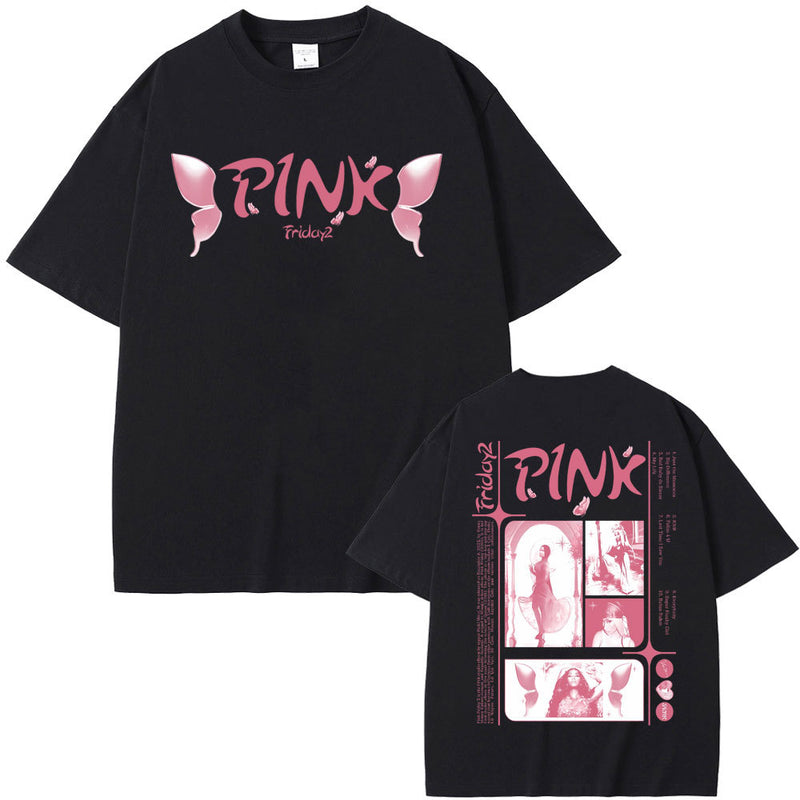 Rapper Nicki Minaj Pink Friday 2 Graphic Print T-shirt