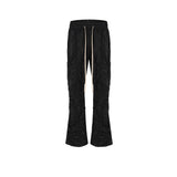 MIJKO Men's Vintage Pants MIJKO Men's Women's Wide-footed Trousers High Street Casual