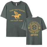 Percy Jackson Double Sided Graphic T Shirt Camp Half Blood