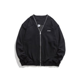 Unisex Jacket Cardigan Sweater Men's and Women's Jacket Boys Spring and Autumn Baggy Coat