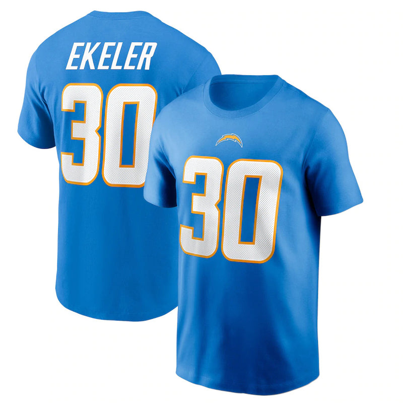 NFL T-Shirts Men's Outdoor Sports T-Shirts Loose T-Shirts NFL Football Lightning