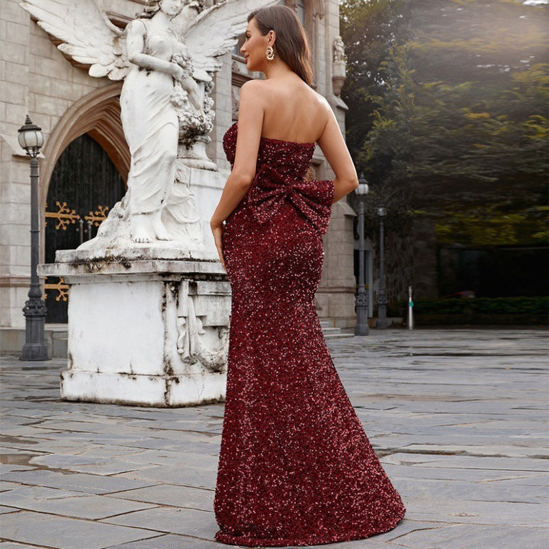 Prom Dresses Glittering Sequins Prom Dresses Sexy Evening Party Gowns