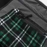 Unisex Winter Cotton Coat Plaid Hooded Fleece Padded Coat Vintage Loose and Warm Cotton-Padded Coat