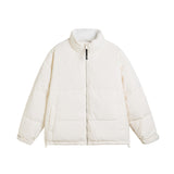 Unisex Winter Cotton Coat White Duck down Jacket