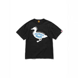 Men T-shirts Duck Printed Short Sleeve T-Shirt Loose Casual
