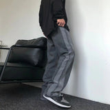 Men Jeans Loose Straight Jeans Fall Casual Wide-Leg Trousers