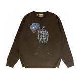 Gallery Dept Long Sleeved Shirt European and American Fashion Brand Long Sleeve Long-Sleeved T-shirt Blouse