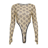 Women Jumpsuit Style Slim Fit Bodysuit Autumn Sexy Jumpsuit