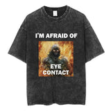 Autism Skeleton Meme T Shirt Funny Skull Men Women Fashion