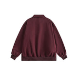 Unisex Jacket Vintage Overalls Jacket Spring and Autumn Turn-down Collar Coat