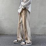 Men Jeans Gradient Jeans Men Spring Autumn Loose Straight Trousers