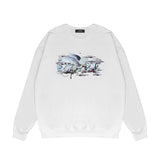 Amiri Long Sleeved Shirt Fashion Brand Crew Sweatshirts round Neck Sweater