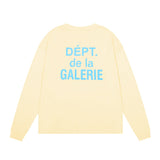 Gallery Dept Long Sleeve Shirt Alphabet Slogan Pocket Long Sleeve T-Shirt Bottom Shirt