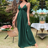 Women Dress Beach Dress Sexy Backless Spaghetti Straps Dress