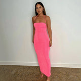 Women Dresses Summer Sexy Backless Self-Tie Dress