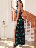 Women Evening Gown Sexy Green Sequins Dress Evening Dress