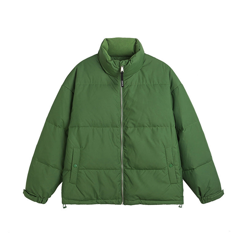 Unisex Winter Cotton Coat White Duck down Jacket