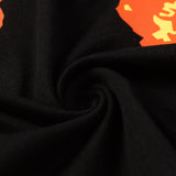 Denim Tears Outfit:T Shirt/Shorts (Separate Purchase Options) Flame Short Sleeve T-shirt Sports Casual Shorts Suit