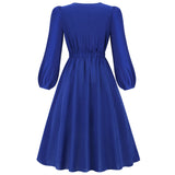 Women Date Dress Fall/Winter Dress Leisure Long Sleeve Dress