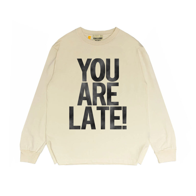 Gallery Dept Long Sleeved Shirt Fashion Brand Long Sleeve Long-Sleeved T-shirt Blouse