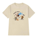 Women Oversized Streetwear Graphic Tees Korean Kawaii