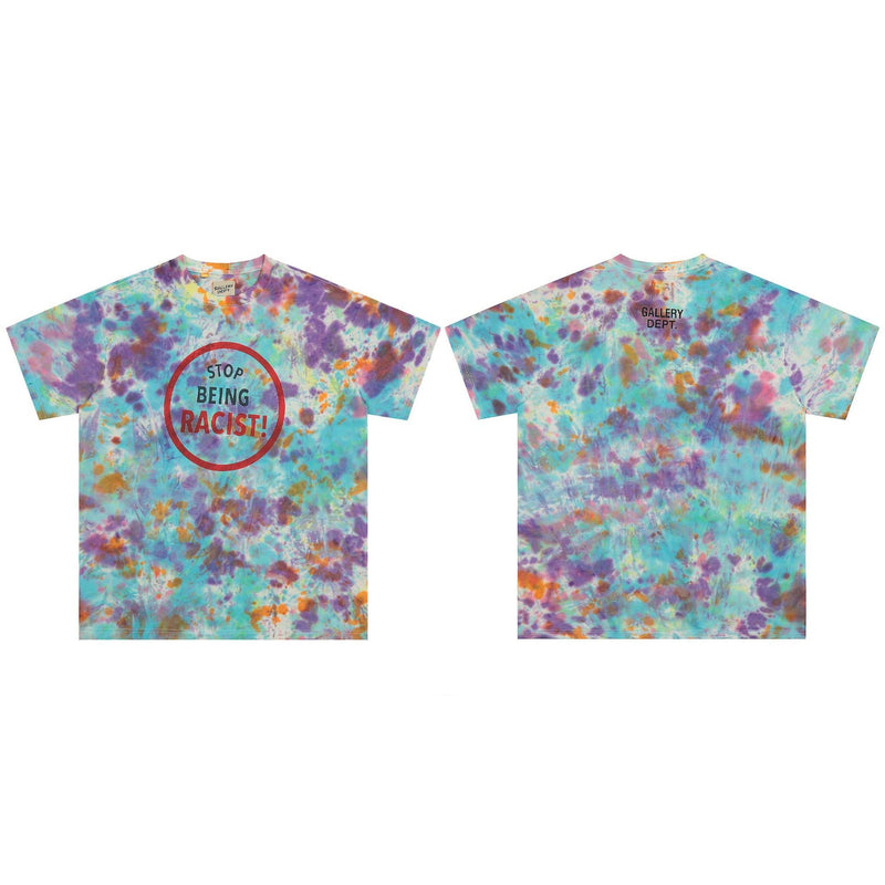 Gallery Dept T Shirts Summer Los Angeles Street Hip-Hop Loose Short Sleeve