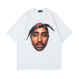 Men T Shirt Vintage Print Short Sleeves T-shirt
