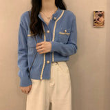 Women Knitted Cardigan Autumn and Winter Sweater Coat
