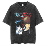 Men's Clothing Japanese Tshirt Anime Vintage T-shirt Death