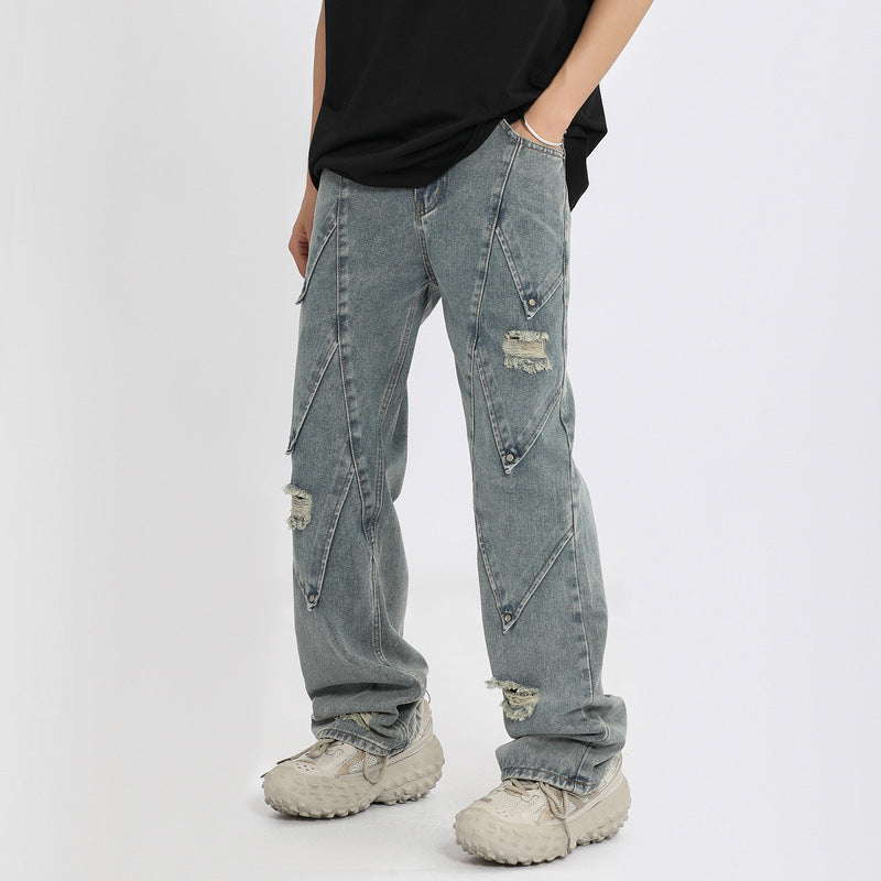 Men Jeans Straight Jeans