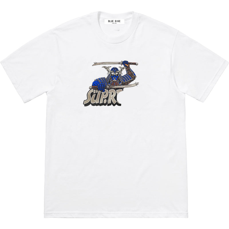 Men T-shirts 21FW Samurai Tee Samurai Armor Double Knife Print Crew Neck Short Sleeve T-Shirt