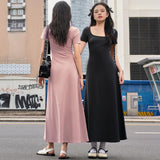 Women Dresses Spring/Summer U Neck Short Sleeve Dress