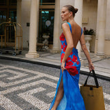 Women Dresses Summer Split Dress Sexy Backless Dress