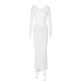 Women Dresses Sexy Backless Slim Fit Dress