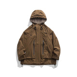 Unisex Shirts Autumn Waterproof Hooded Jacket