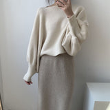 Women Winter Knitted Sweater Casual Style Sweater 8t3081