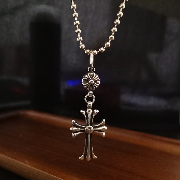 Chrome Hearts Necklace Vintage Cross Necklace Same for Men and Women