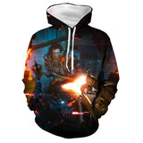 Cyberpunk 2077 Hoodie Samurai Themed Hoodie Sweatshirt Surrounding the Game